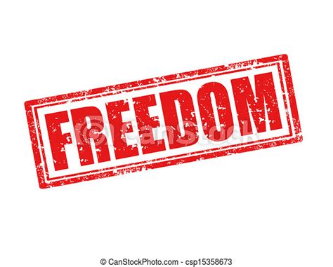 Vectors Illustration Of Freedom Stamp Grunge Rubber Stamp With Word