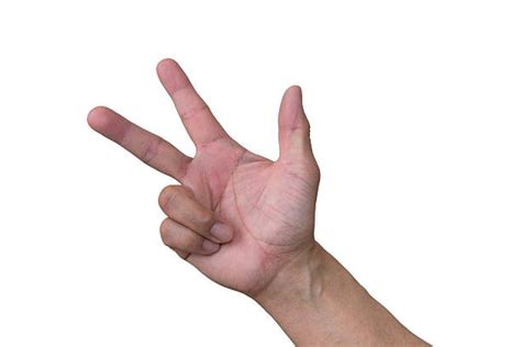 Hand With Three Fingers Up Stock Photos Pictures And Royalty Free Images