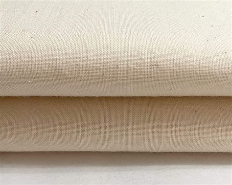 100 Cotton Natural Calico Unbleached Craft Fabric Medium Etsy