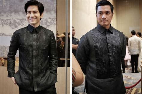 Here Are The Best Modern Barongs At The Abs Cbn Ball In Filipino Clothing Barong Tagalog