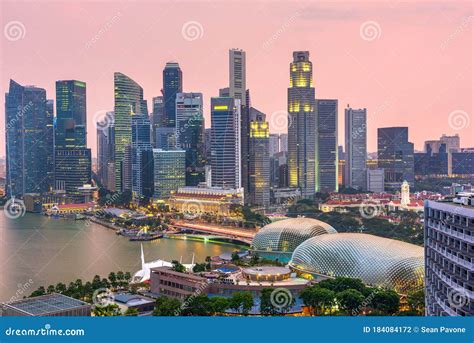 singapore financial district skyline editorial photography image of modern architecture