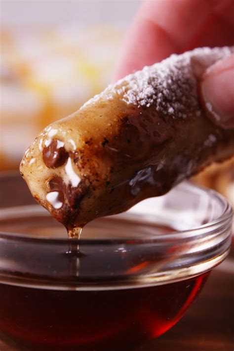Cooking Cannoli French Toast Dippers Video — Cannoli French Toast