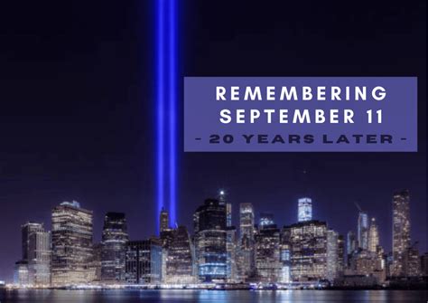 A Message From Our President Remembering September 11th Twenty Years Later