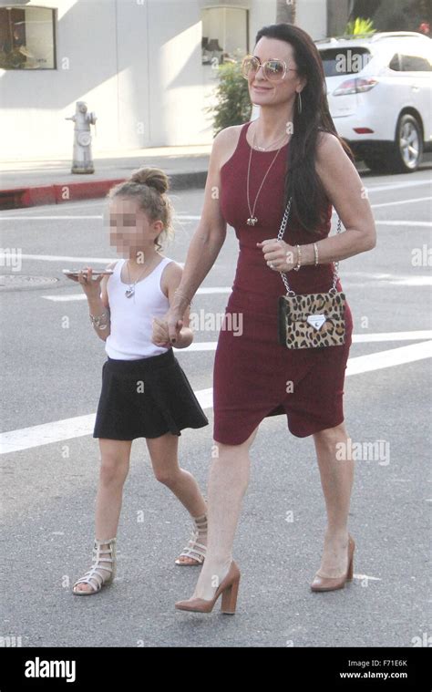 Kyle Richards Takes Her Daughter Portia To Kyles Store In Beverly Hills Featuring Kyle