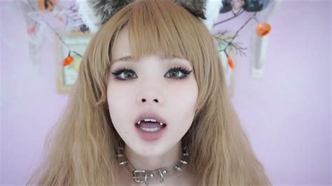 Cat Girl Halloween Makeup Tutorial Monster Girl Series Youtube