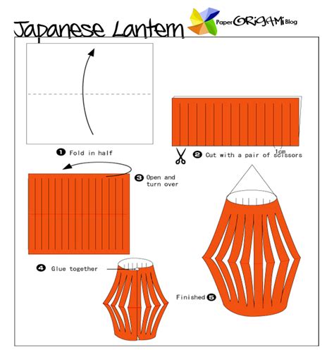 Star Festivel Origami Japanese Lantern Paper Origami Guide
