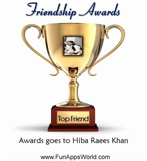 √ 20 Best Friend Award Trophy Dannybarrantes Template