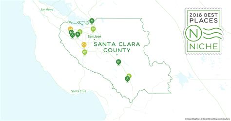 Santa Clara County Santa Clara County Map With Zip Codes