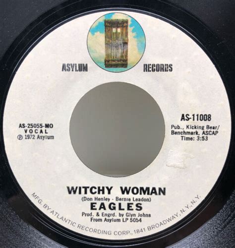 Eagles Witchy Woman And Earlybird 45 Rpm Record As 11008 Ebay