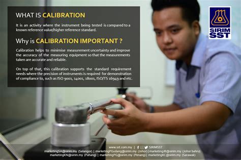 Sirim sts is aspired to assist organisations towards implementing excellent business culture by associating quality, technology and best practices in their daily work. What Is Calibration