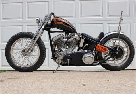 1952 Harley Davidson Fl Panhead Traditional Chopper Knucklehead Rigid