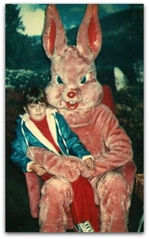 Evil Easter Bunnies In Terrifying Family Photos Wicked Horror