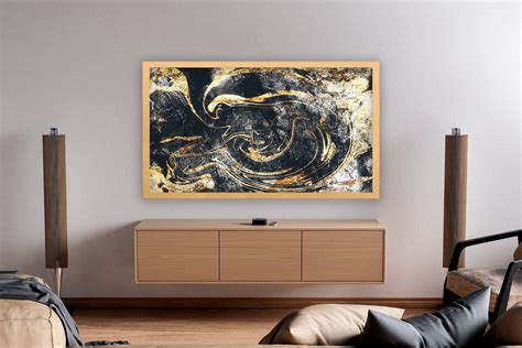 Samsung Frame Tv Art Abstract Frame Tv Modern Samsung Art Etsy