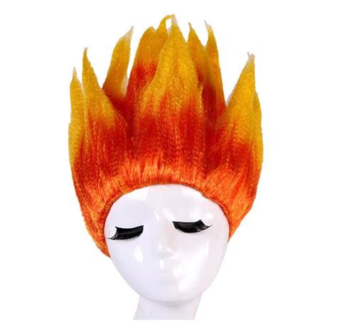 Heat Miser Wigs Orange Cosplay Hair For Costume