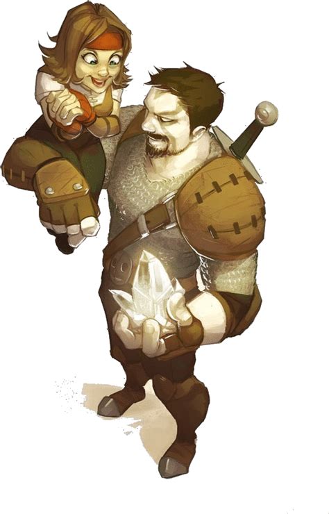 Goliath And Halfling By David Valdez Transparent Weird Dnd Characters