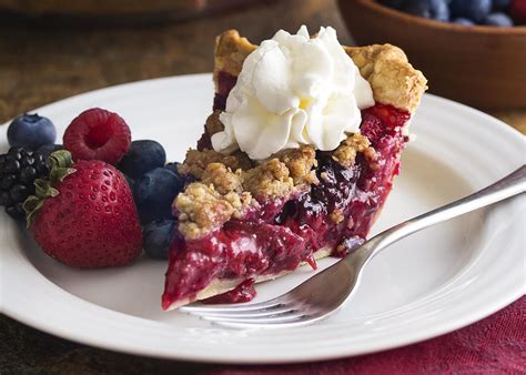 Apple Blackberry Pie Crumble Topping