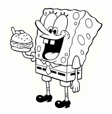 Spongebob Free Coloring Pages For Kids Coloring Pages