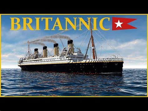 Rms Britannic 1915 Ocean Liner Version If World War 1 Never