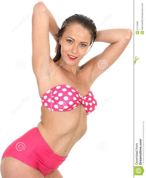 Femme Sexy Pin Up Model Dans Un Bikini Image Stock Image Du Fille