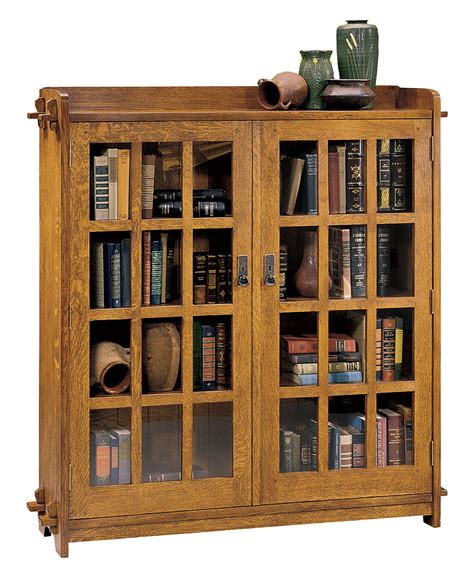 Your home improvements refference | bookcase with doors espresso. Double Bookcase with Glass Doors, Mission Collection ...