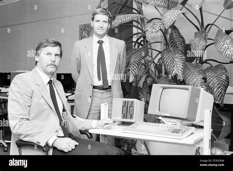 Mr. Poldervaart and v. Asperen, computer terminal, Computers, 26-09