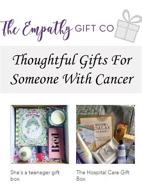 Ppt Thoughtful Gifts For Someone With Cancer Powerpoint Presentation