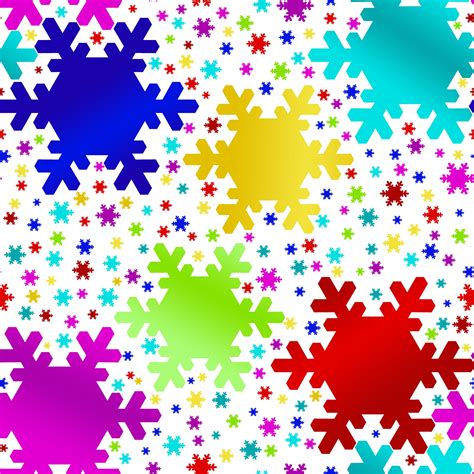 Seamless Snowflake Pattern Free Stock Photo Public Domain Pictures