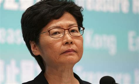Hong Kong Leader Carrie Lam Pushes Forward With Controversial Anti Mask Law