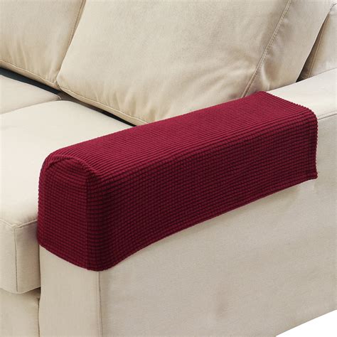 2pcs Premium Stretch Furniture Armrest Covers Slipcovers Sofa Chair