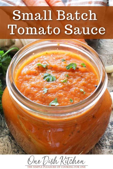 We did not find results for: Small Batch Tomato Sauce Recipe | One Dish Kitchen ...