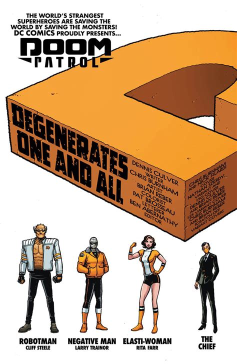 Unstoppable Doom Patrol 1 6 Page Preview And Covers Released By Dc Comics