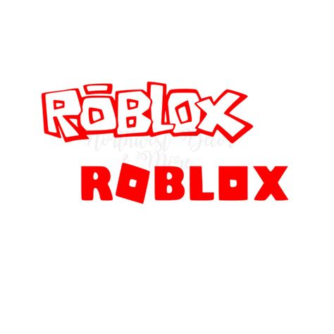 Roblox Svg Roblox Iron On Cricut Cut File Digital File Etsy
