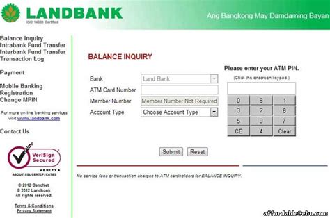 Maybe you would like to learn more about one of these? Landbank ATM Card Balance Inquiry Online - Banking 15849