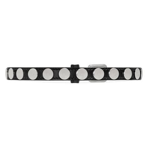 Gucci Choker Necklace With Studs In Black Lyst