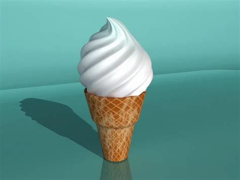 Ice Cream Cone 3d Model Maya Files Free Download Modeling 48655 On Cadnav