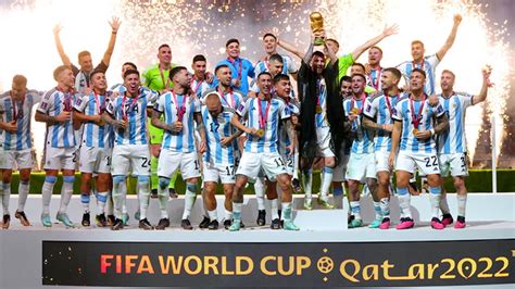 Argentina Lift World Cup Trophy After Thrilling Final Against France