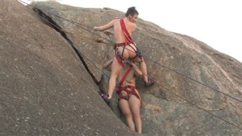 Rock Climbing In The Nude These Lesbians Pose For This Kinky Photoshoot Porn Video At Xxx