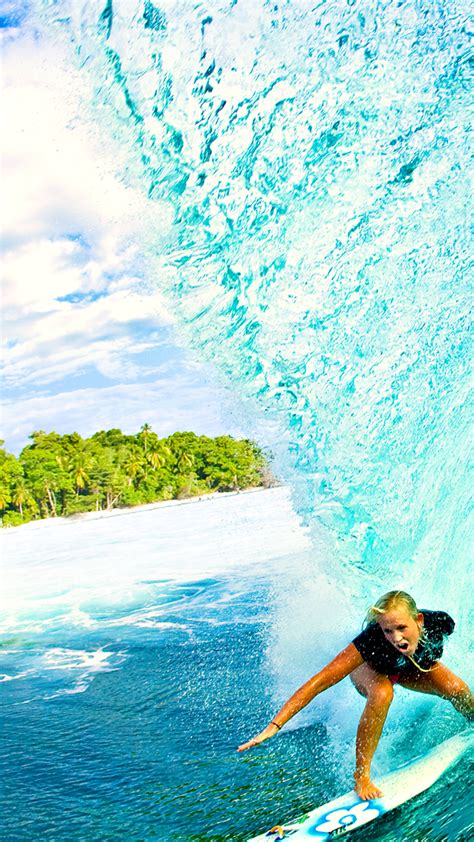 Surfer Girl Iphone Wallpaper Hd 4k