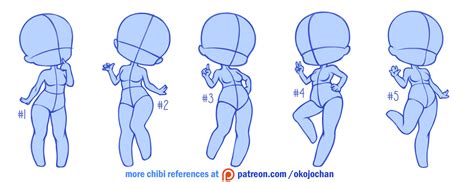 Chibi Poses Reference Chibi Base Set By Nukababe On Deviantart