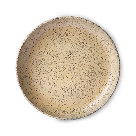 Hkliving Gradient Ceramics Deep Plate Peach Set Of 2