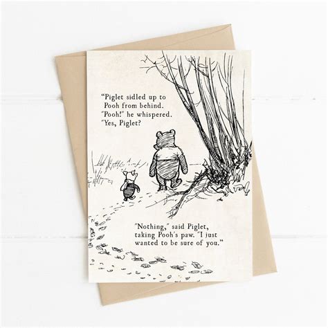 Winnie The Pooh Quote Piglet Sidled Up To Pooh Aa Milne Classic