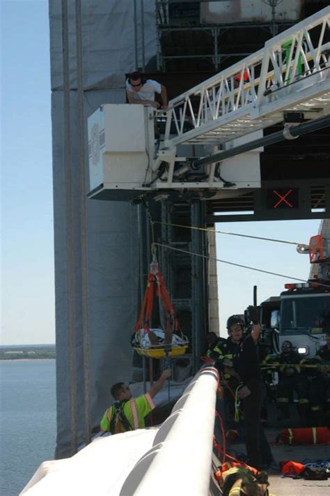 Emergency Crews Rescue Injured Worker From Beneath Bridge Queen Annes