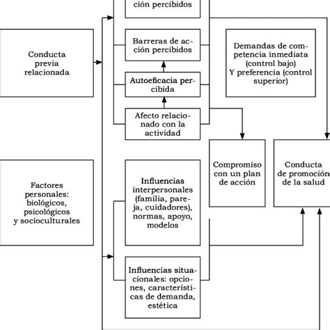 Teoria De Nola Pender Y Su Modelo Mapa Conceptual Modelo De Promocion Sexiz Pix