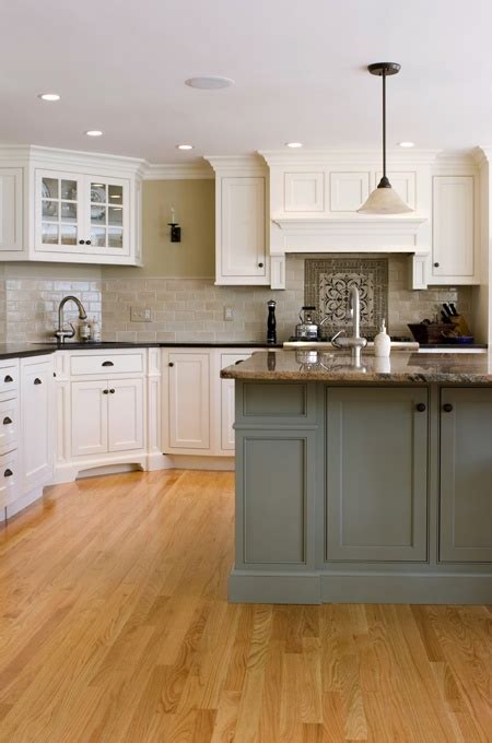 15 geous white kitchens with coloured islands the hy housie. MF Classic Interior, teal island but with dark wood ...