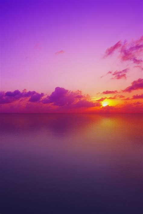 Purple Sunset Iphone 4s Wallpapers Free Download