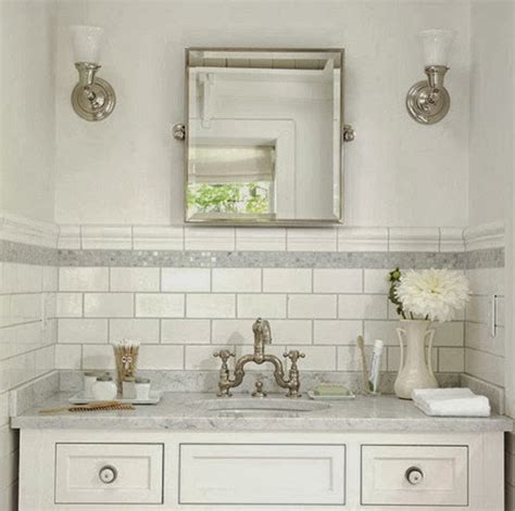 There is those sophisticated and classical look of a subway bathroom tiles. White Subway Tile Bathroom Ideas and Pictures