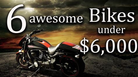 6 Awesome Motorcycles For Under 6000 Youtube