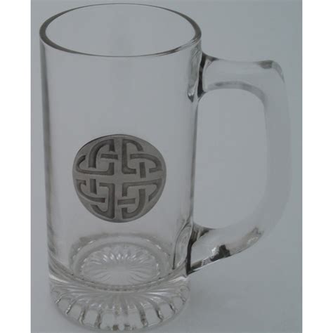 13 Oz Beer Mug Pewter Celtic Knotwork The Robert Emmet Company Inc