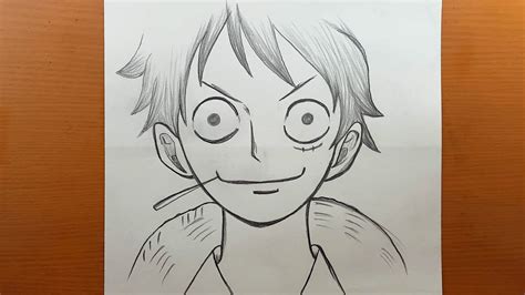 Como Desenhar Anime Desenhos A L Pis Desenho De Anime Como Desenhar Monkey D Luffy Passo A