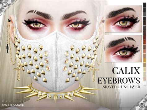 Pralinesims Calix Eyebrow Duo Sims 4 Cc Eyes Sims 4 Mm Sims 4 Mods